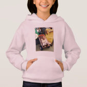 ファイアアイランドカラーワゴンキッズシャツフード付きスウェットシャツ (正面)