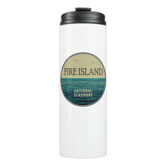 ファイアアイランドナショナルシーショアニューヨーク海鳥 タンブラー (正面)