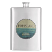 ファイアアイランドナショナルシーショアニューヨーク海鳥 フラスク (正面)