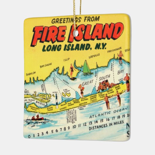 ファイアアイランドマカラフルップオーナメント セラミックオーナメント (左)