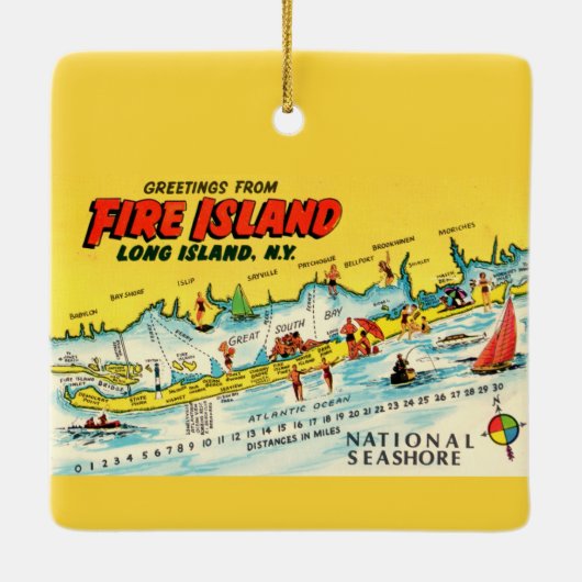 ファイアアイランドマカラフルップオーナメント セラミックオーナメント (裏面)