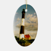 「ファイアアイランドライトハウスアットサンセット」オーナメント セラミックオーナメント (右)