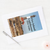 ファイアアイランドライトハウスニューヨークステッカー 長方形シール (封筒)