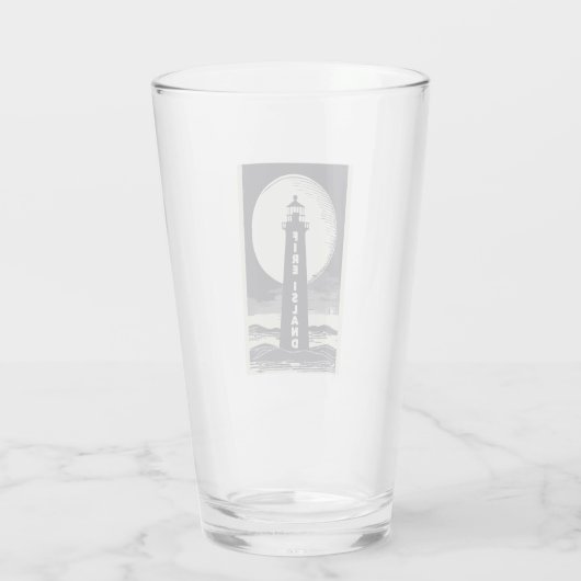 ファイアアイランドライトハウスニューヨークムーン タンブラーグラス (裏面)