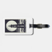 ファイアアイランドライトハウスニューヨークムーン ラゲッジタグ (裏面横)