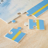 ファイアアイランドヴィンテージマップ ジグソーパズル (側面)