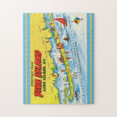 ファイアアイランドヴィンテージマップ ジグソーパズル (縦)