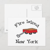 ファイアアイランド ポストカード (正面/裏面)