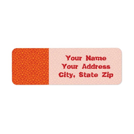 ファイアアーチズ差出人住所ラベル ラベル (正面)