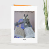 ファイアイトリケラトプス誕生日 カード (裏面)