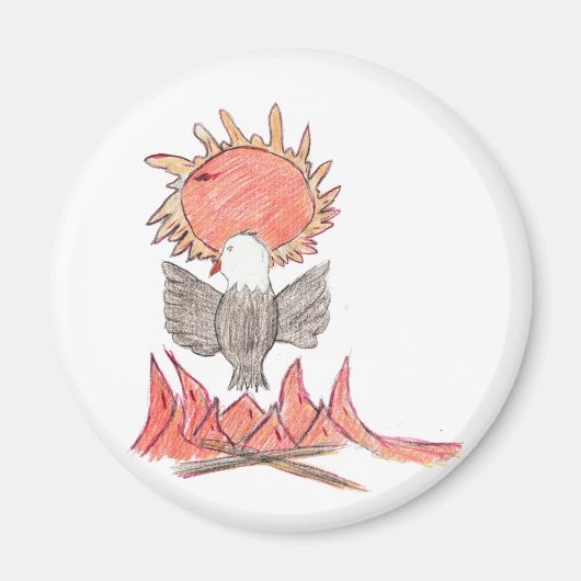 ファイアイーグル マグネット (正面)