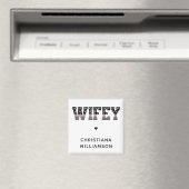 ファイアウィー薄い赤線ファイアファイアマン妻 マグネット (インサイチュ (食洗機))