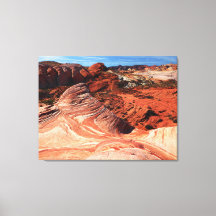 ファイアウェーブオーバートンネバダランドスケープ