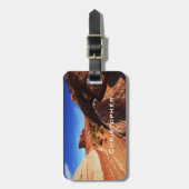 ファイアウェーブバレーオブファイアネームサウスウエストトラベルバッグ ラゲッジタグ (正面縦)