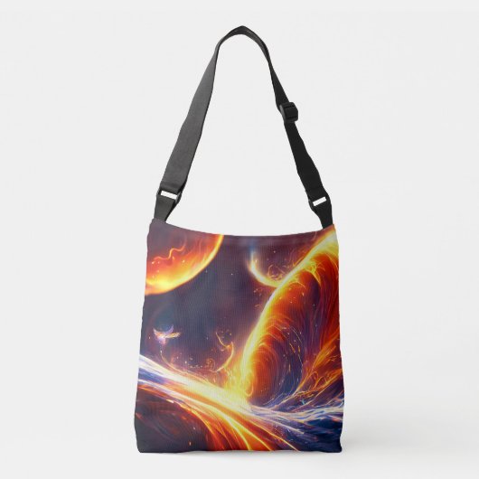 ファイアウォーター宇宙 クロスボディバッグ (正面)