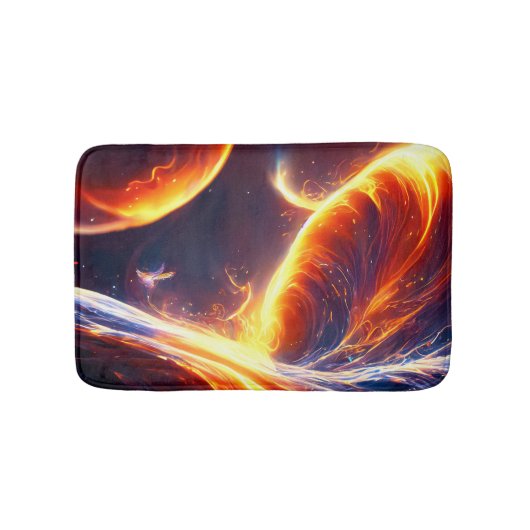 ファイアウォーター宇宙 バスマット (正面)