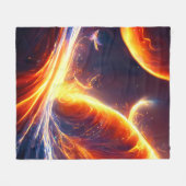 ファイアウォーター宇宙 フリースブランケット (正面(横))