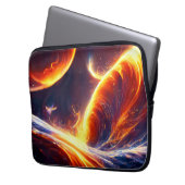 ファイアウォーター宇宙 ラップトップスリーブ (正面左)
