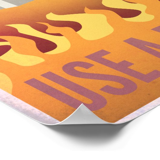 ファイアウォールを使用する ポスター (角)