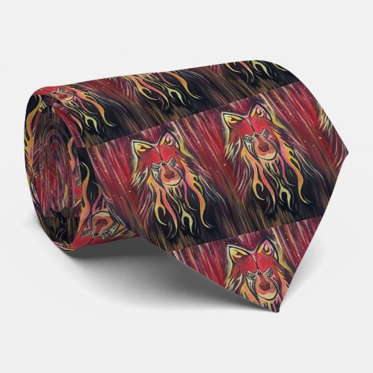 ファイアウルフ ネクタイ (ロール)