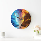 ファイアウルブズの壁時計 ラージ壁時計 (ホーム)