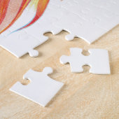 ファイアウーマンシュラルファンタジーポートレートスケッチアート ジグソーパズル (側面)