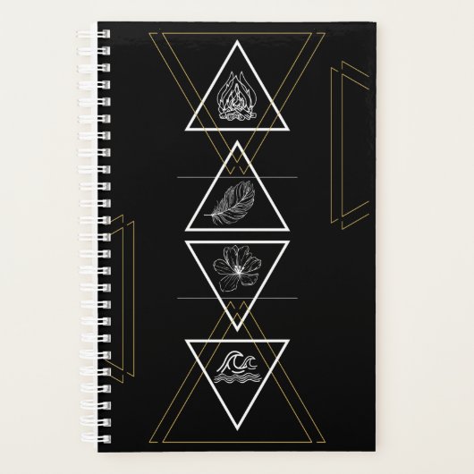 ファイアエアアース水要素プランナー プランナー手帳 (正面)