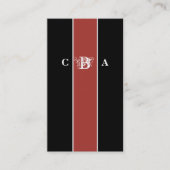 ファイアエレガントワールモノグラム名刺 名刺 (正面)