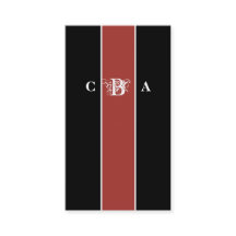 ファイアエレガントワールモノグラム名刺