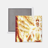 ファイアエレメンタルスクエアマグネットバイネリス・エケトルプ マグネット (正面/裏面)