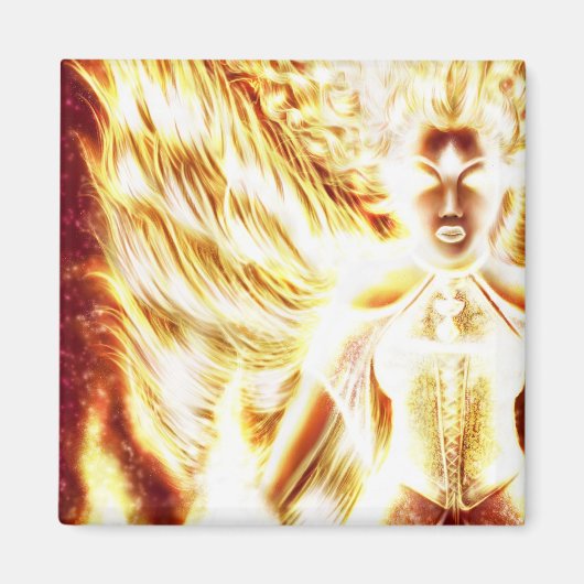 ファイアエレメンタルスクエアマグネットバイネリス・エケトルプ マグネット (正面)