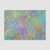 ファイアオパールフェイク宝石金ゴールド虹色 薄葉紙 (正面)