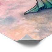 ファイアオパールムーンフェアリーファンタジーアートバイモリー・ハリソン ポスター (角)