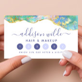 ファイアオパールレインボージェムストーンビジネスロイヤリティカード ロイヤリティカード