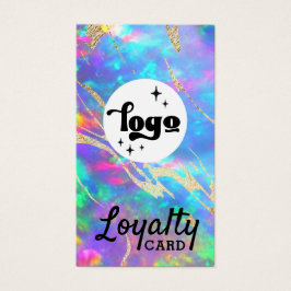 ファイアオパール石ロイヤリティカード