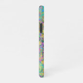 ファイアオペルジェムストーンフェイク金ゴールド虹色 iPhoneケース (右側)