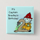 ファイアカスタマイズファイター2ndバースデーボタン 缶バッジ (正面)