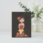 ファイアガール量子かわいこちゃんガールポストカード ポストカード (スタンド正面)