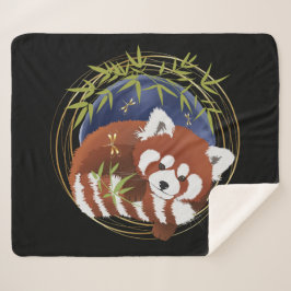 ファイアキツネレッドパンダシャーパブランケット3サイズ シェルパブランケット