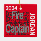 ファイアキャプテンエクソナレアカスタム セラミックオーナメント (正面)