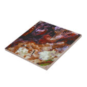 ファイアクオーツクリスタルジオードマーブル抽象芸術 タイル (側面)