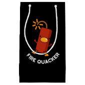 ファイアクカおもしろいー花火プンダークBG スモールペーパーバッグ (正面)