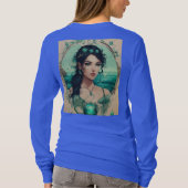 ファイアクリスタルイーグルアイコン。 Tシャツ (裏面)