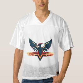 ファイアクリスタルイーグルティー メンズフットボールジャージー