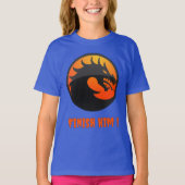 ファイアクールドラゴンMKファイティングビデオゲーム終了 Tシャツ (正面)