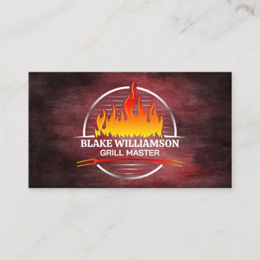 ファイアグリル | レストラン 名刺 (正面)
