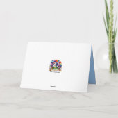 ファイアサイド信仰ポーラベアペンギンのクリスマス シーズンカード (裏面)