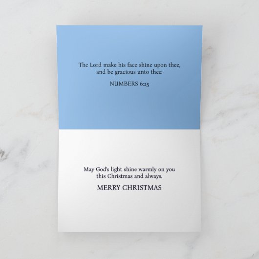 ファイアサイド信仰ポーラベアペンギンのクリスマス シーズンカード (内部)