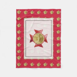 ファイアサブトラント1ブグルマルチーズクロス フリースブランケット