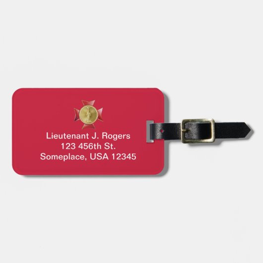 ファイアサブトラント1ブグルマルチーズクロス ラゲッジタグ (正面横)